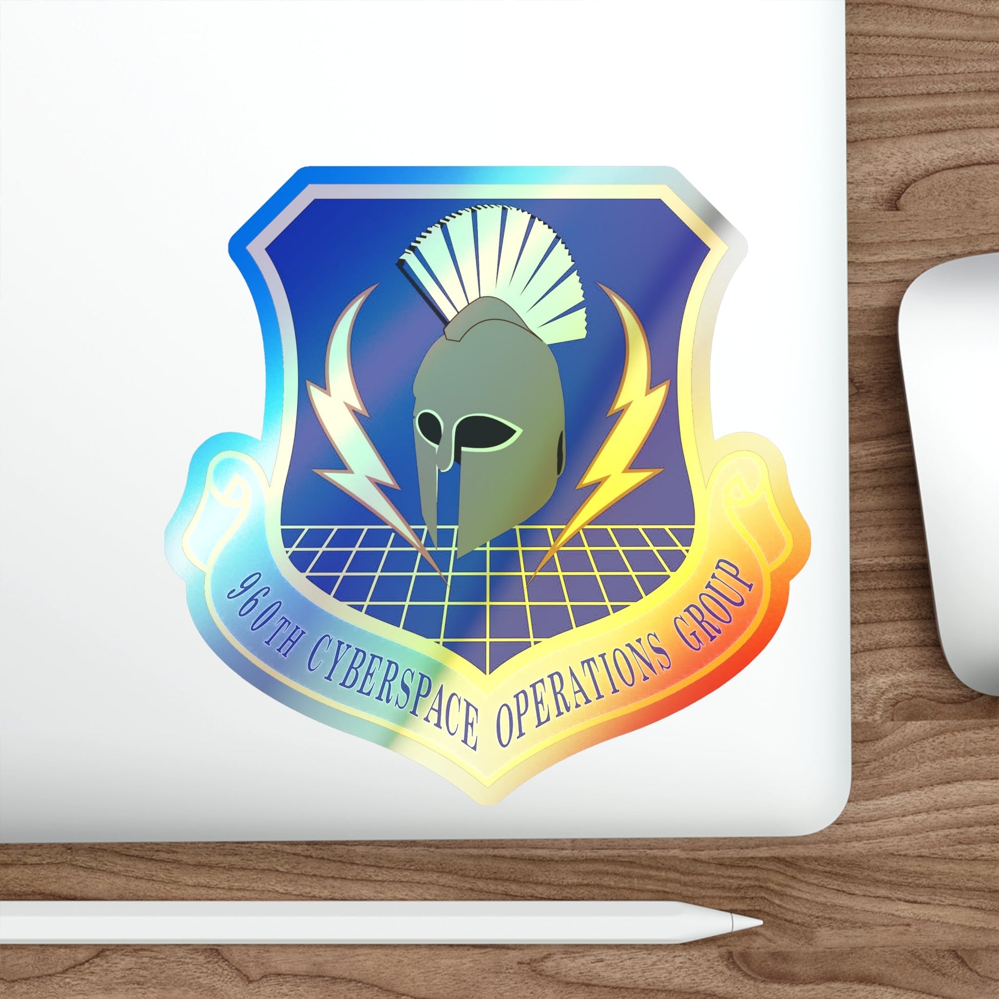 960th Cyberspace Operations Group (U.S. Air Force) Holographic STICKER Die-Cut Vinyl Decal-The Sticker Space