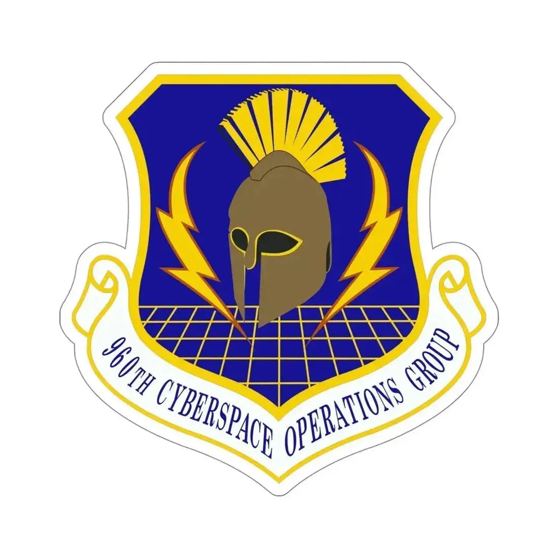 960th Cyberspace Operations Group (U.S. Air Force) STICKER Vinyl Die-Cut Decal 5 Inch - The Sticker Space