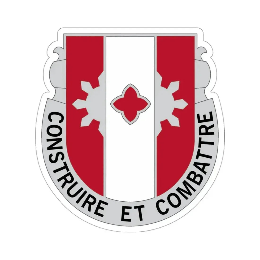 961 Engineer Battalion (U.S. Army) STICKER Vinyl Die-Cut Decal 3 Inch - The Sticker Space