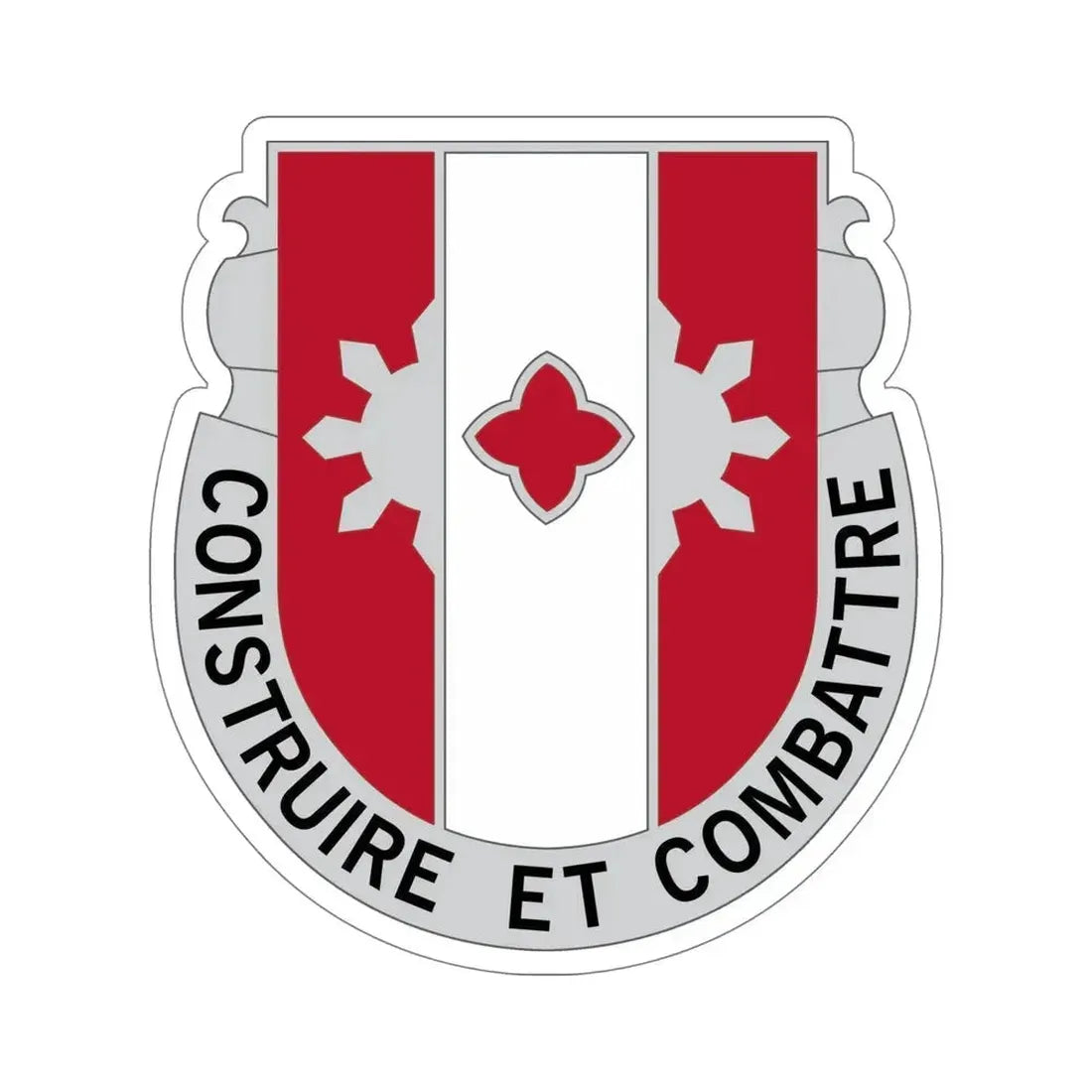 961 Engineer Battalion (U.S. Army) STICKER Vinyl Die-Cut Decal 6 Inch - The Sticker Space