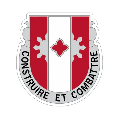961 Engineer Battalion (U.S. Army) STICKER Vinyl Die-Cut Decal 6 Inch - The Sticker Space
