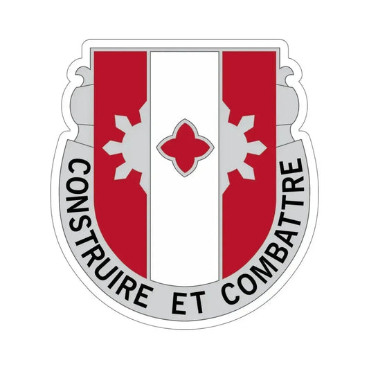 961 Engineer Battalion (U.S. Army) STICKER Vinyl Die-Cut Decal 6 Inch - The Sticker Space