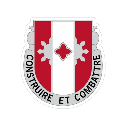 961 Engineer Battalion (U.S. Army) Transparent STICKER Die-Cut Vinyl Decal - The Sticker Space