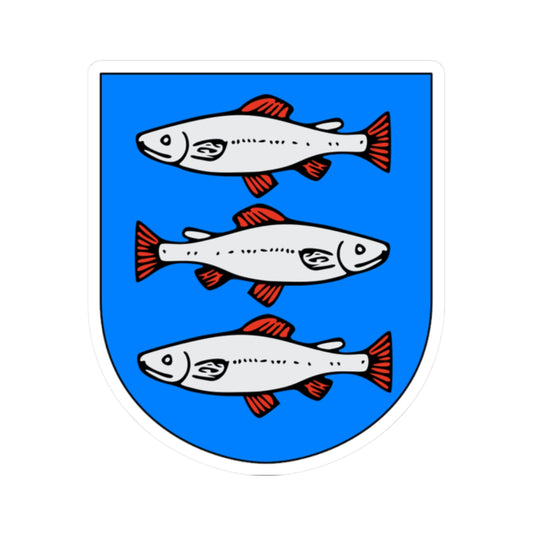 ÅngermanlanCoA (Sweden) (Coat of Arms) STICKER Vinyl Kiss-Cut Decal