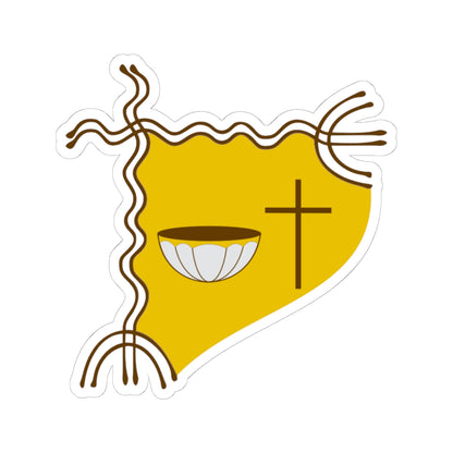 Escudo de Padre Las Casas (Chile) (Coat of Arms) STICKER Vinyl Kiss-Cut Decal