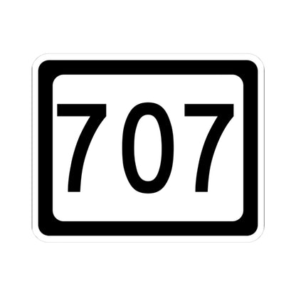 WV-707 (Virginia) (Road Sign) STICKER Vinyl Kiss-Cut Decal