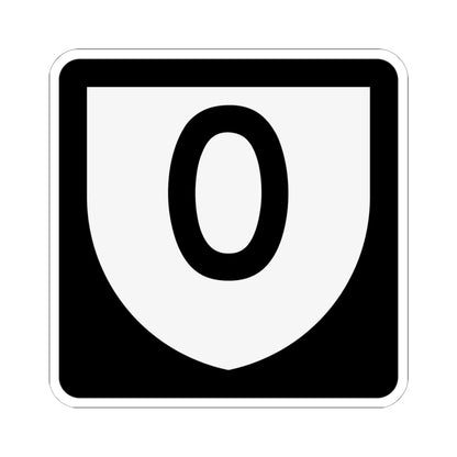 PR urban primary 0 (Puerto Rico) (Road Sign) STICKER Vinyl Kiss-Cut Decal