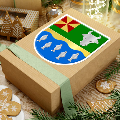 Aldegea-Wymbritseradiel wapen (Netherlands) (Coat of Arms) STICKER Vinyl Kiss-Cut Decal