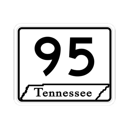 Tennessee 95 (Tennessee) (Road Sign) STICKER Vinyl Kiss-Cut Decal