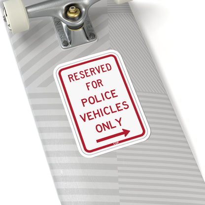 PBOT Road sign P4040R (Oregon) (Road Sign) STICKER Vinyl Kiss-Cut Decal