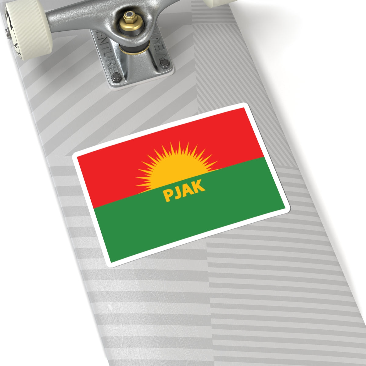 Flag of Partiya Jiyana Azad a Kurdistanê (Iran) STICKER Vinyl Kiss-Cut Decal