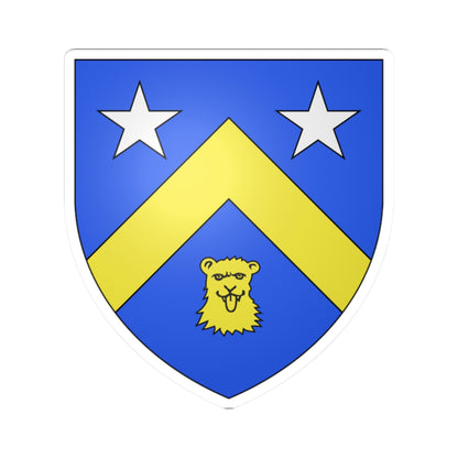 Blason Agard de Maupas (France) (Coat of Arms) STICKER Vinyl Kiss-Cut Decal