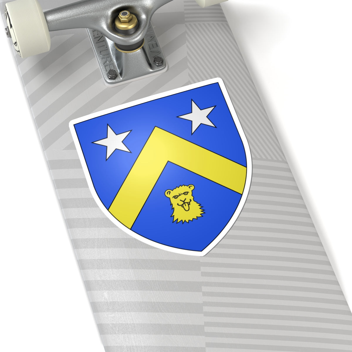 Blason Agard de Maupas (France) (Coat of Arms) STICKER Vinyl Kiss-Cut Decal