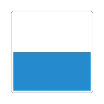 Flag of Canton of Lucerne (Switzerland) STICKER Vinyl Kiss-Cut Decal