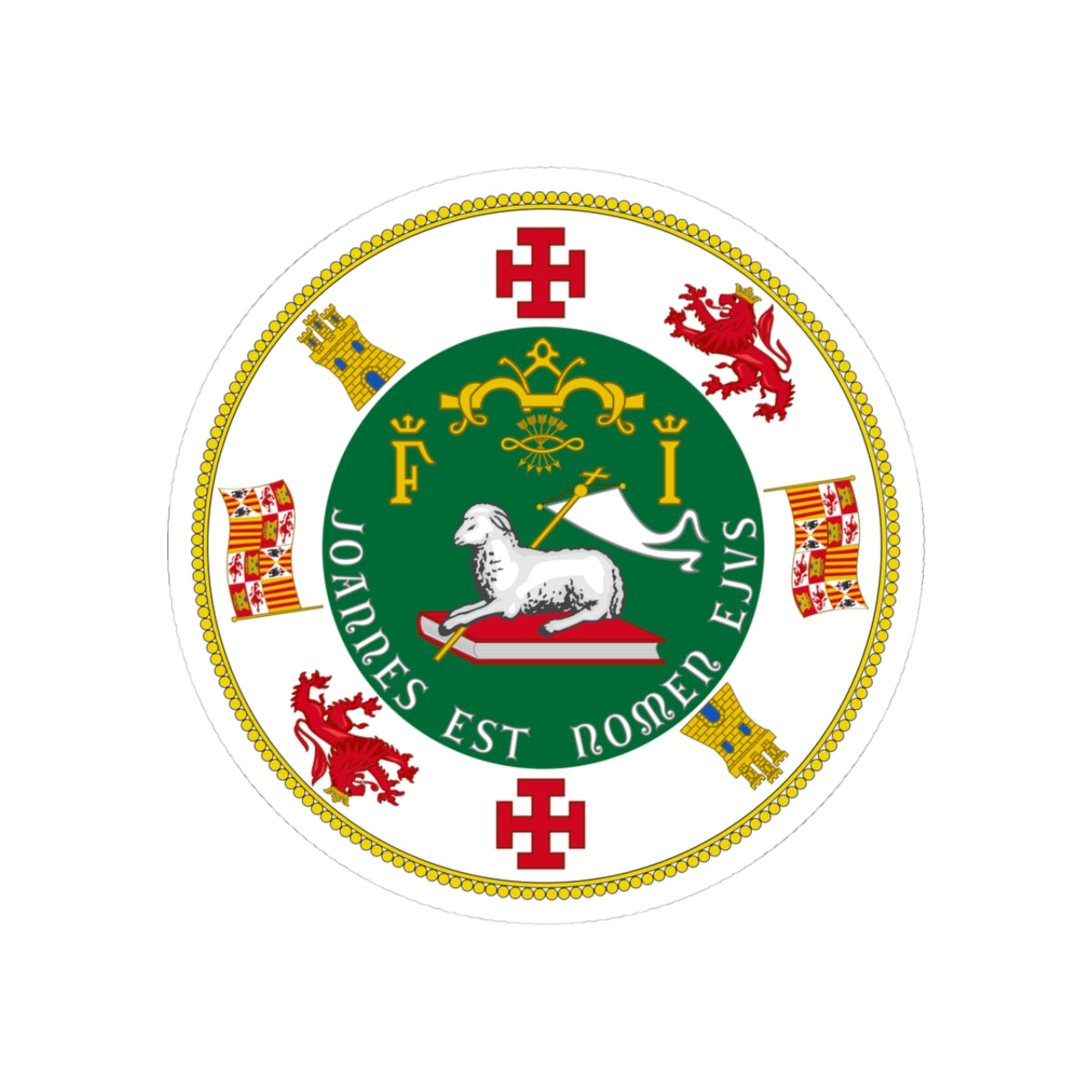 Seal of the Commonwealth of Puerto Rico - STICKER Vinyl Kiss-Cut Decal