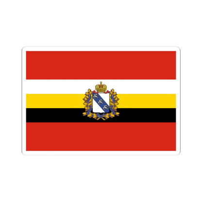 Flag of Kursk Oblast large (Russia) STICKER Vinyl Kiss-Cut Decal