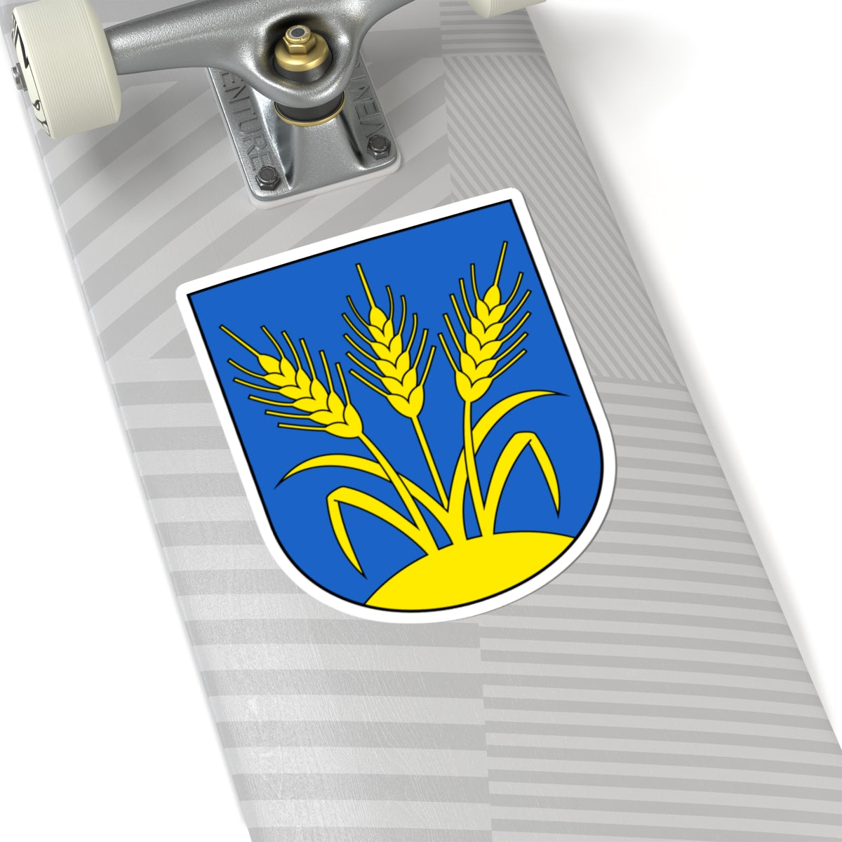 Ramsen-blazon (Switzerland) (Coat of Arms) STICKER Vinyl Kiss-Cut Decal