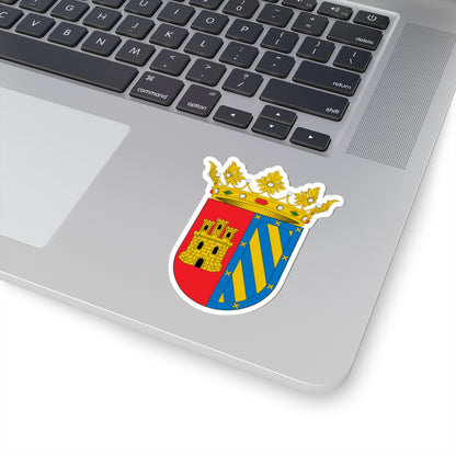 Escudo de Andilla (Spain) (Coat of Arms) STICKER Vinyl Kiss-Cut Decal