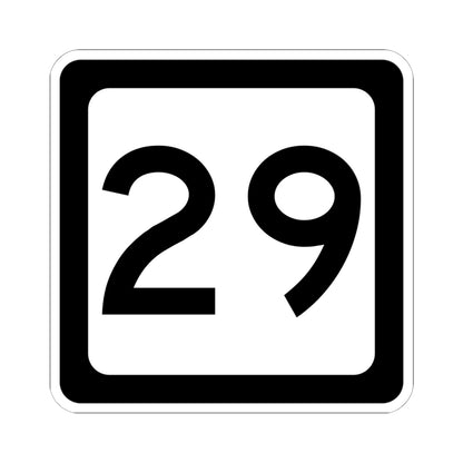 WV-29 (Virginia) (Road Sign) STICKER Vinyl Kiss-Cut Decal