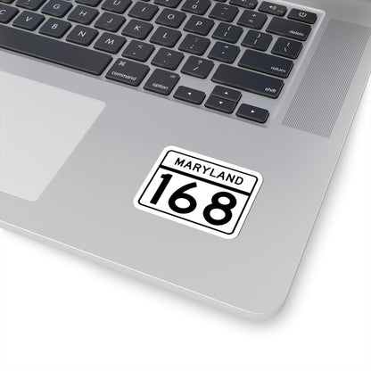 MD Route 168 (Maryland) (Road Sign) STICKER Vinyl Kiss-Cut Decal
