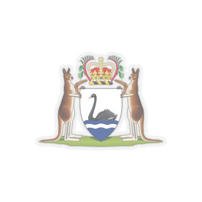 Coat of arms of Western Australia - STICKER Vinyl Kiss-Cut Decal