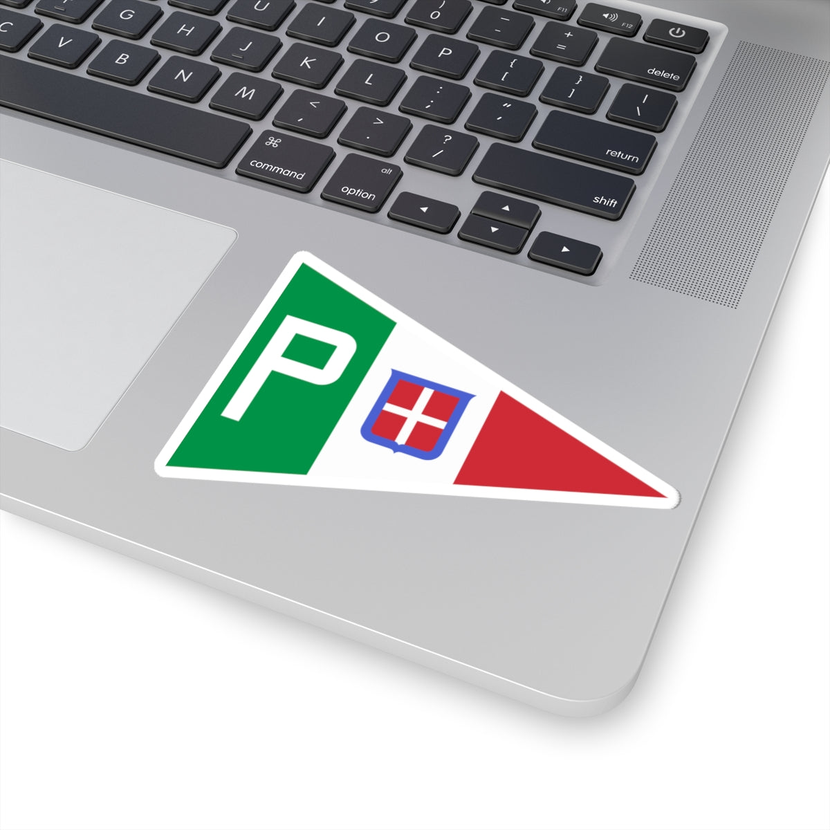 Burgee of mail ships of the Regia Marina (Italy) STICKER Vinyl Kiss-Cut Decal