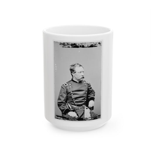 Portrait Of Brig. Gen. Albion P. Howe, Officer Of The Federal Army (U.S. Civil War) White Coffee Mug