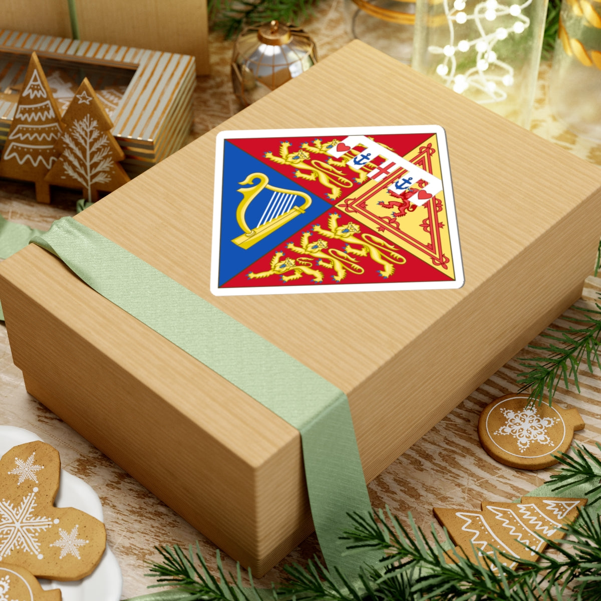 Arms of Alexandra The Honourable Lady Ogilvy (United Kingdom) (Coat of Arms) STICKER Vinyl Kiss-Cut Decal