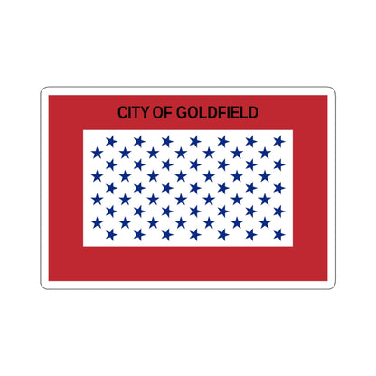 Flag of Goldfield, Colorado - STICKER Vinyl Kiss-Cut Decal