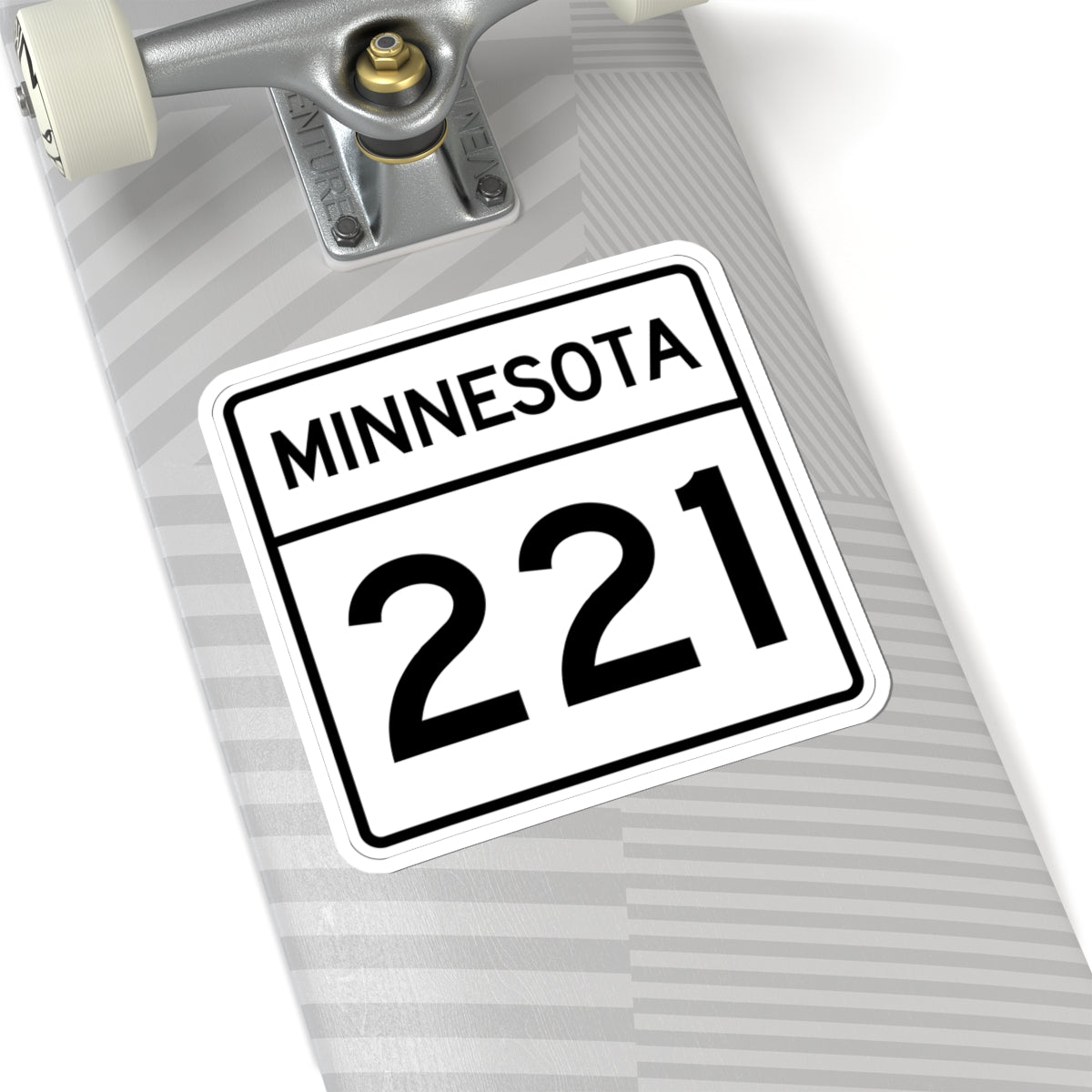 MN-221 1948 (Minnesota) (Road Sign) STICKER Vinyl Kiss-Cut Decal