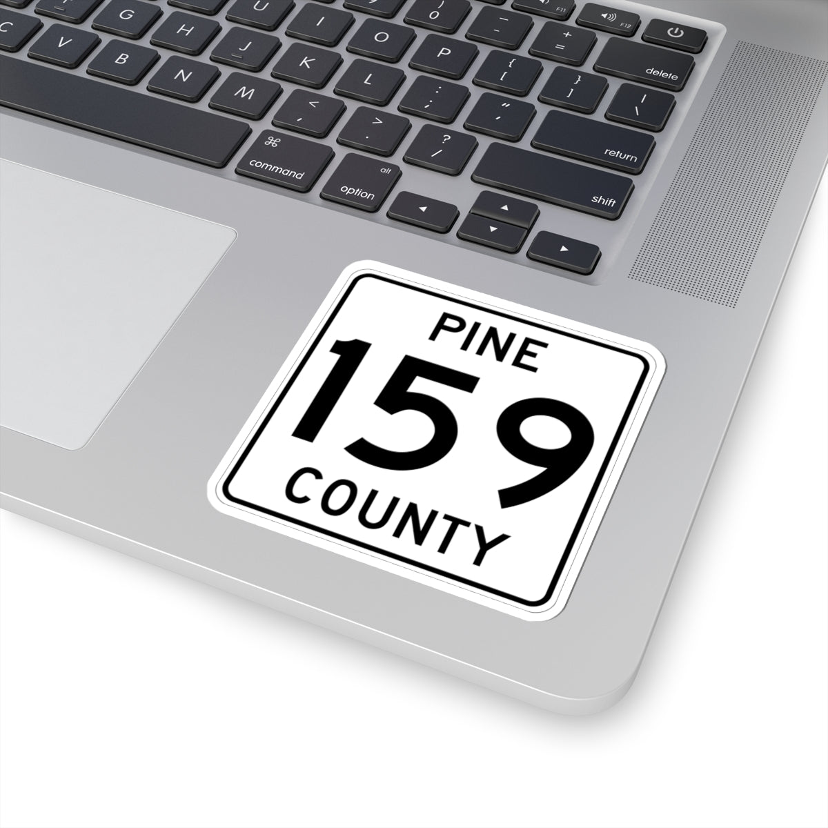 Pine County Route 159 MN (Minnesota) (Road Sign) STICKER Vinyl Kiss-Cut Decal