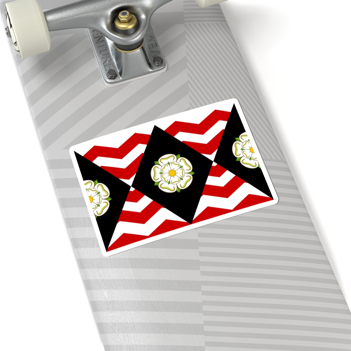 FlagOfSouthYorkshire (England) STICKER Vinyl Kiss-Cut Decal