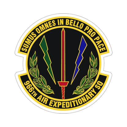 966th Air Expeditionary Squadron (U.S. Air Force) STICKER Vinyl Die-Cut Decal 4 Inch - The Sticker Space