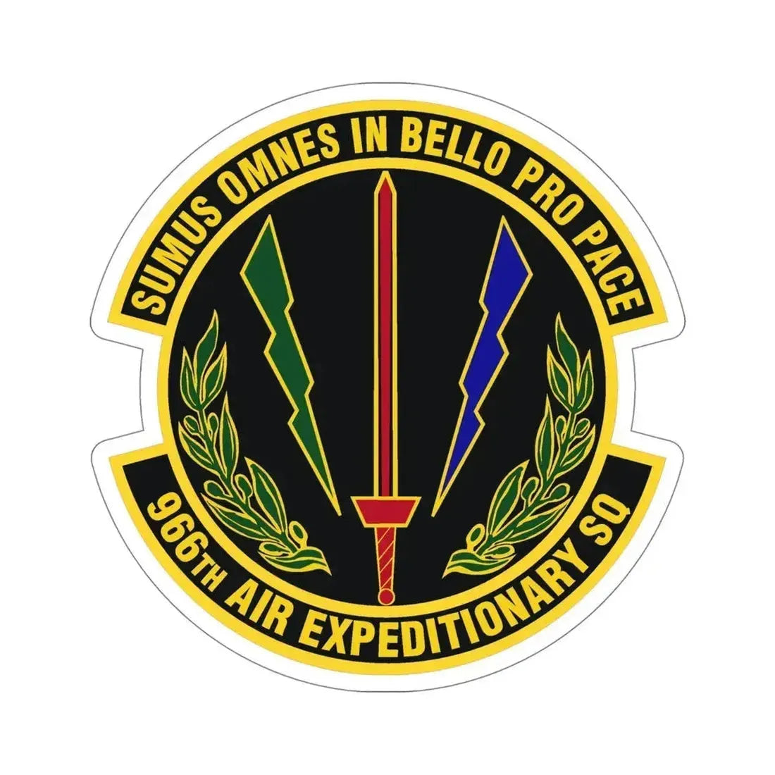 966th Air Expeditionary Squadron (U.S. Air Force) STICKER Vinyl Die-Cut Decal 5 Inch - The Sticker Space
