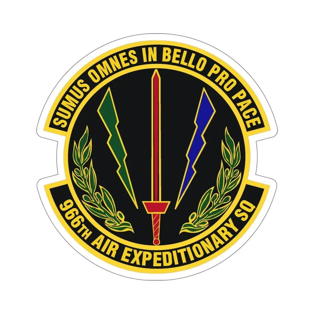 966th Air Expeditionary Squadron (U.S. Air Force) STICKER Vinyl Die-Cut Decal - The Sticker Space