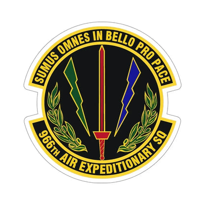 966th Air Expeditionary Squadron (U.S. Air Force) STICKER Vinyl Die-Cut Decal - The Sticker Space