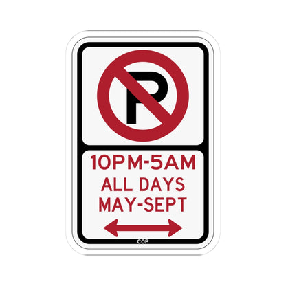 PBOT Road sign P1191D (Oregon) (Road Sign) STICKER Vinyl Kiss-Cut Decal