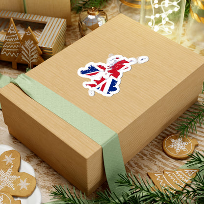 Flag map of the United Kingdom 1801-1922 (United Kingdom) STICKER Vinyl Kiss-Cut Decal