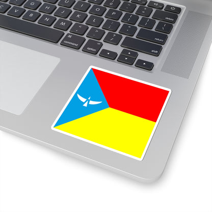 Flag of Holovkivka Kirovohrad Oblast (Ukraine) STICKER Vinyl Kiss-Cut Decal