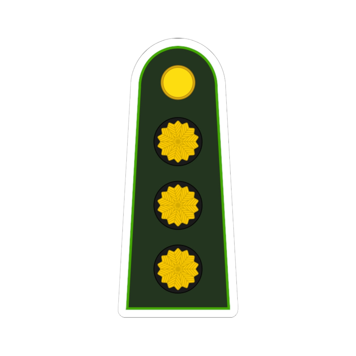 Argentina Army OF 5 (Argentina) (Military Rank) STICKER Vinyl Kiss-Cut Decal