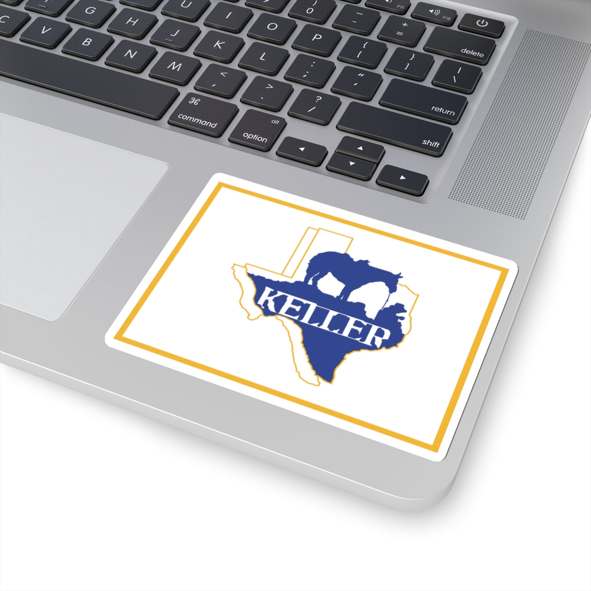 Flag of Keller, Texas - STICKER Vinyl Kiss-Cut Decal