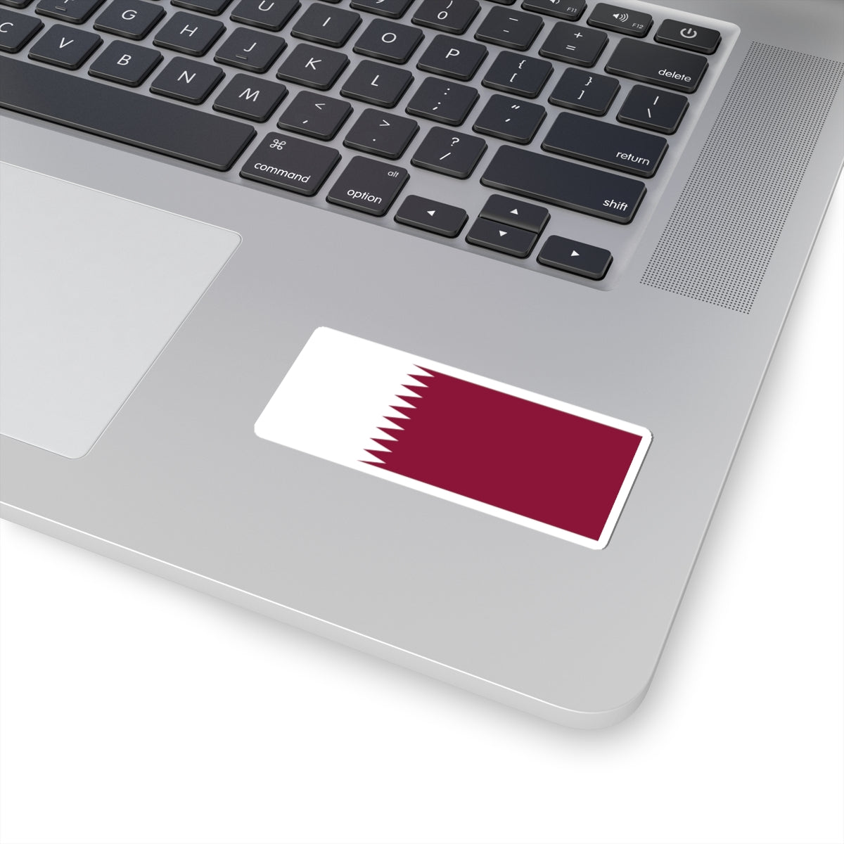 Flag of Qatar (Qatar) STICKER Vinyl Kiss-Cut Decal