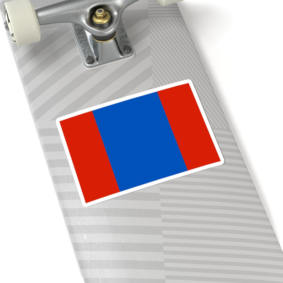 Flag of Mirny Arkhangelsk oblast 2003 (Russia) STICKER Vinyl Kiss-Cut Decal