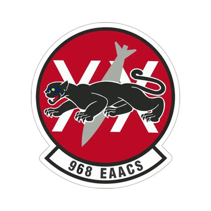 968th Expeditionary Airborne Air Control Squadron (U.S. Air Force) STICKER Vinyl Die-Cut Decal 3 Inch - The Sticker Space