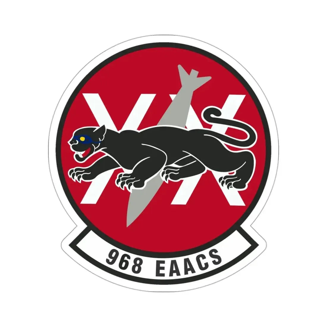 968th Expeditionary Airborne Air Control Squadron (U.S. Air Force) STICKER Vinyl Die-Cut Decal - The Sticker Space