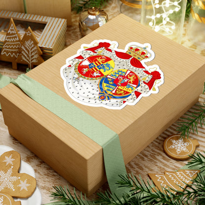 Armoiries Louise Augusta de Danemark (Denmark) (Coat of Arms) STICKER Vinyl Kiss-Cut Decal