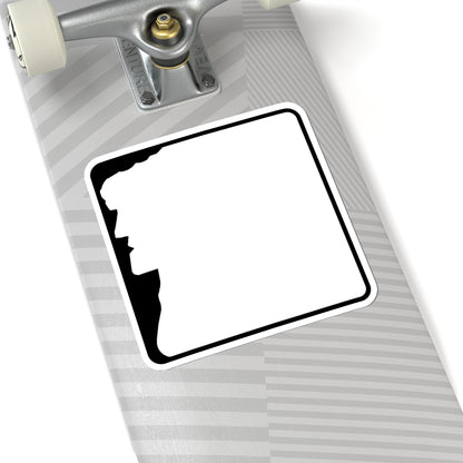 NH Route blank (New Hampshire) (Road Sign) STICKER Vinyl Kiss-Cut Decal