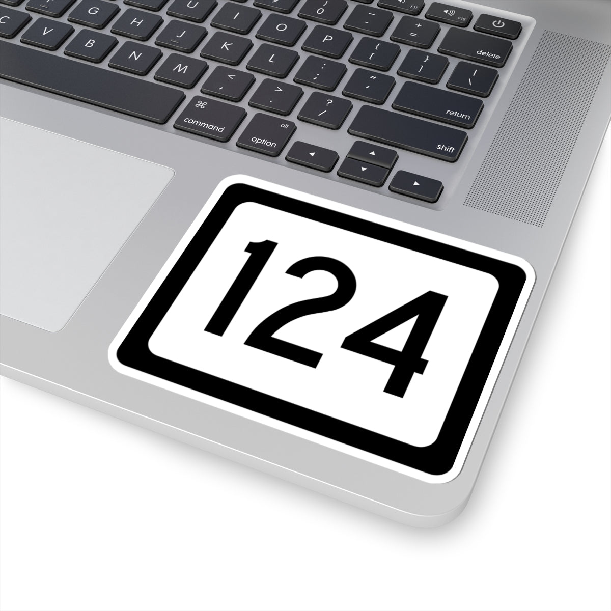WV-124 (Virginia) (Road Sign) STICKER Vinyl Kiss-Cut Decal