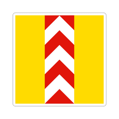 Old flag of Neuchatel (Switzerland) STICKER Vinyl Kiss-Cut Decal