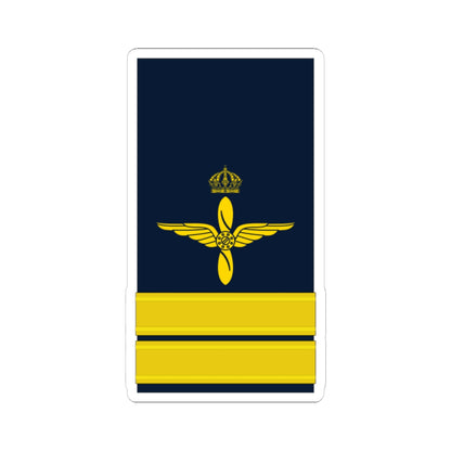 OF 2 Kapten FV hylsa (Sweden) (Military Rank) STICKER Vinyl Kiss-Cut Decal